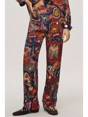 Farm Rio Surreal Printed Pants L